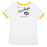 NIKE Iowa Hawkeyes Womens T-Shirt White USA S