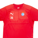 PUMA Grasshoppers Zurich #36 Training Mens Football Shirt Jersey Red M