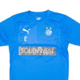 PUMA Grasshoppers Zurich #6 Training Mens Football Shirt Jersey Blue S
