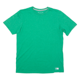 RUSSELL ATHLETIC Mens T-Shirt Green Crew Neck M
