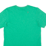 RUSSELL ATHLETIC Mens T-Shirt Green Crew Neck M