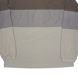 ADIDAS Mens T-Shirt Grey Long Sleeve 90s V-Neck L