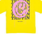 FSBN Oversized Mens T-Shirt Yellow M