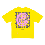 FSBN Oversized Mens T-Shirt Yellow M