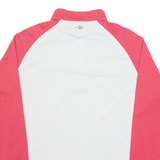 ADIDAS Training Womens T-Shirt Grey Long Sleeve 1/4 Zip UK 14
