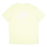 NIKE Mens T-Shirt Yellow L