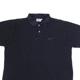 REEBOK Mens Polo Shirt Grey L