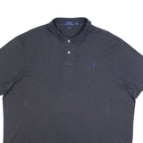 POLO RALPH LAUREN Lightweight Mens Polo Shirt Grey XL