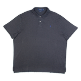 POLO RALPH LAUREN Lightweight Mens Polo Shirt Grey XL