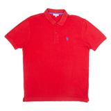 POLO ASSN Mens Polo Shirt Red L