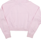 NIKE Cropped Womens Pink Hoodie XL