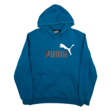 PUMA Womens Blue Hoodie M