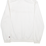 CHAMPION Womens White Hoodie L