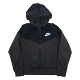 NIKE Womens Grey Hoodie Full Zip XL