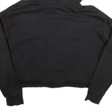 PUMA Cropped Womens Black Hoodie S