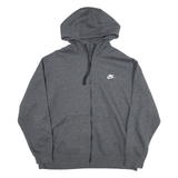 NIKE Womens Grey Hoodie Full Zip XL