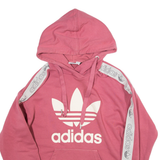 ADIDAS Womens Pink Hoodie UK 4