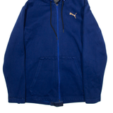 PUMA Womens Blue Hoodie Full Zip M