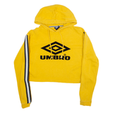 UMBRO Womens Yellow Hoodie L