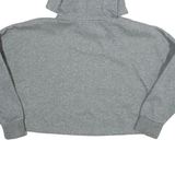 PUMA Cropped Womens Grey Hoodie M