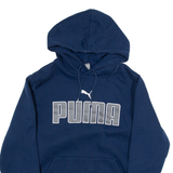 PUMA Womens Blue Hoodie S
