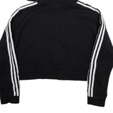 ADIDAS Womens Black Hoodie UK 10