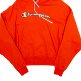 CHAMPION Womens Orange Hoodie XS