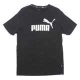 PUMA Mens T-Shirt Black Crew Neck M