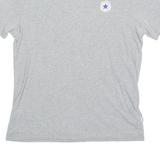 CONVERSE Mens T-Shirt Grey Crew Neck S