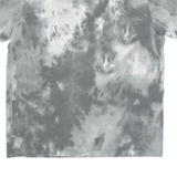 ADIDAS ORIGINALS Tie-Dye Womens T-Shirt Grey Crew Neck UK 8