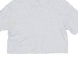 PUMA Cropped Womens T-Shirt Grey Crew Neck M