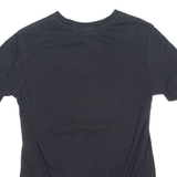 CHAMPION Mens T-Shirt Black Crew Neck XS