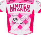 AK APPAREL Cycling Mens Jersey Pink 1/2 Zip M