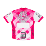 AK APPAREL Cycling Mens Jersey Pink 1/2 Zip M