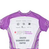 F2R Cycling Mens Jersey Purple 1/2 Zip L