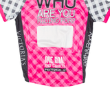 PRIMAL Cycling Womens Jersey Pink 1/2 Zip L