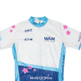 LOUIS GARNEAU Cycling Mens Jersey Blue 1/2 Zip M