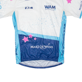 LOUIS GARNEAU Cycling Mens Jersey Blue 1/2 Zip M