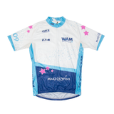 LOUIS GARNEAU Cycling Mens Jersey Blue 1/2 Zip M