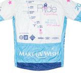 LOUIS GARNEAU Cycling Mens Jersey Blue 1/2 Zip M