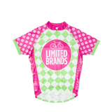 PRIMAL Cycling Mens Jersey Pink 1/2 Zip M