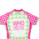 PRIMAL Cycling Mens Jersey Pink 1/2 Zip M
