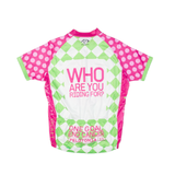 PRIMAL Cycling Mens Jersey Pink 1/2 Zip M