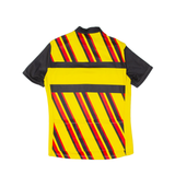 Cycling Mens Jersey Yellow 1/4 Zip Nylon M