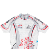 MAX HUERZELER Cycling Full Zip Mens Jersey White M