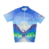 BANCO Cycling Mens Jersey Blue 1/4 Zip XL