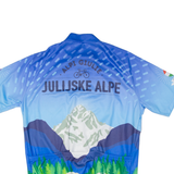 BANCO Cycling Mens Jersey Blue 1/4 Zip XL