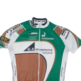 BIO RACER Cycling Full Zip Mens Jersey Green L