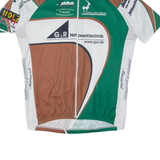 BIO RACER Cycling Full Zip Mens Jersey Green L