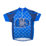 KB Cycling Mens Jersey Blue 1/4 Zip M